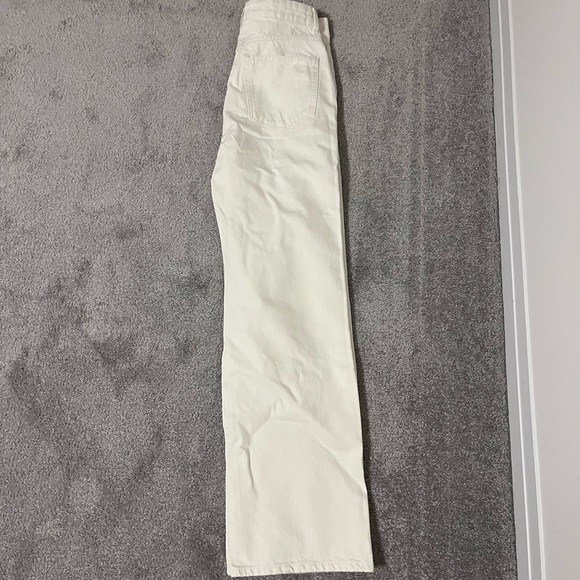 White Wide Leg Jeans - Picture 3 of 3